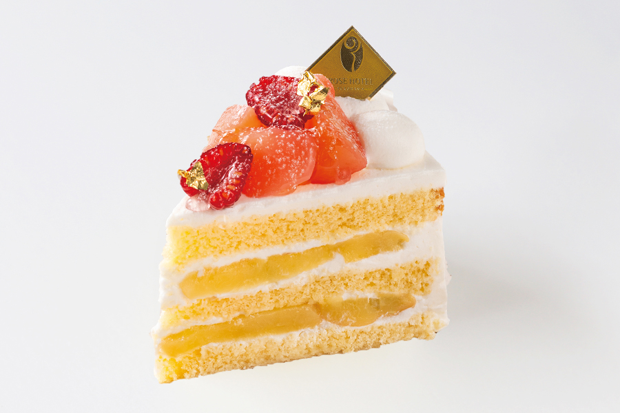 ローズホテル横浜｜Patisserie Milly La Forêt ｜桃ショートケーキ